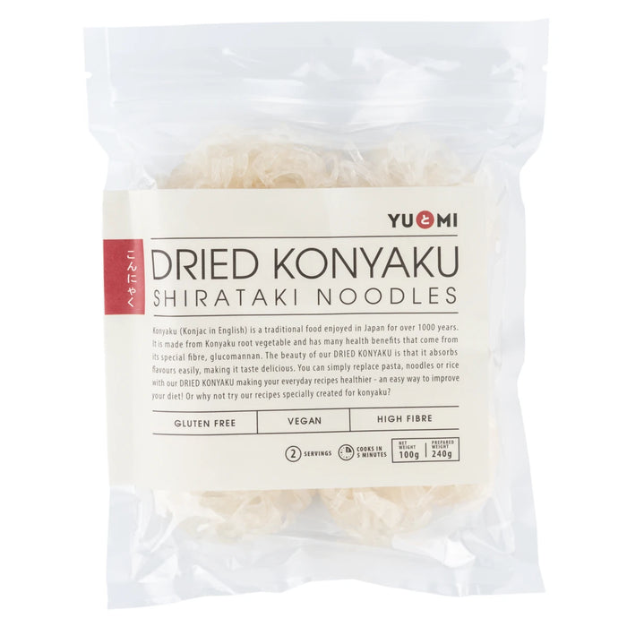 Yu & Mi Company - Dried Konyaku Shirataki Noodles 8 x 100g