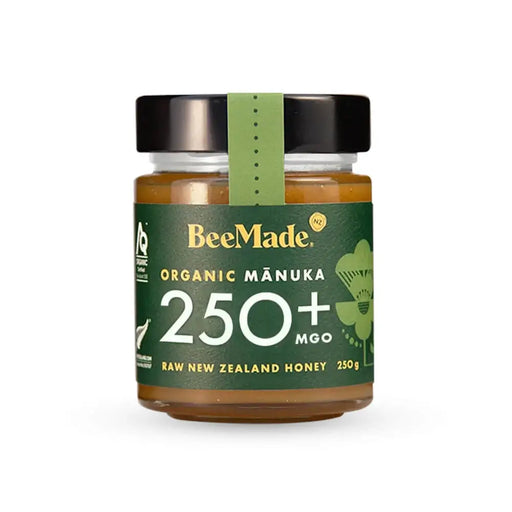 BeeMade - Organic Mànuka Honey MGO 250+ 250g single