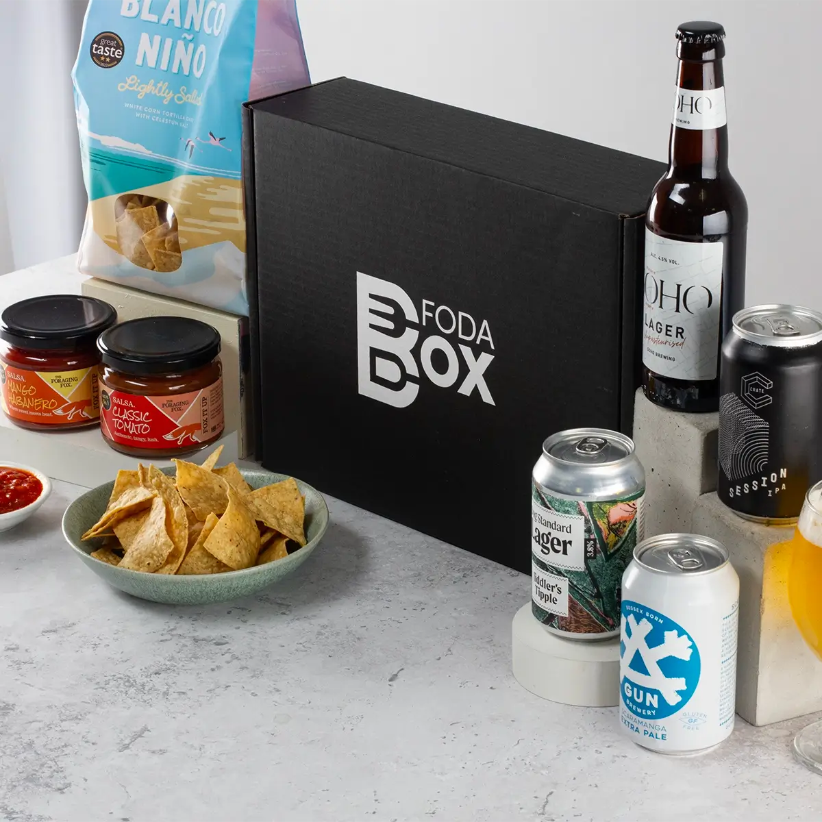 Beer, Chips and Dips Gift Box