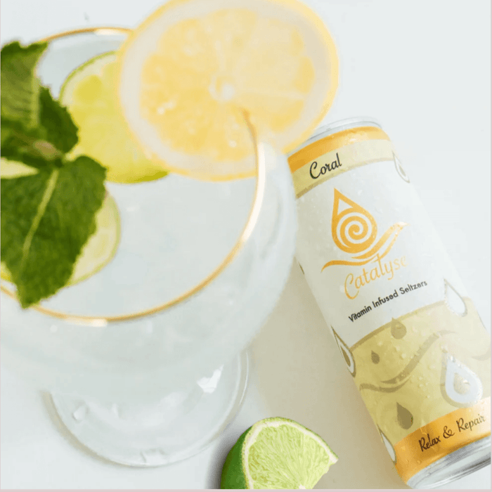 Catalyse Life Drinks - Coral The Immunity Blend Vitamin Infused Botanical Seltzer 12 x 250ml Lifestyle
