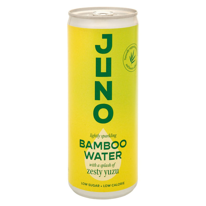 Juno Bamboo Water - Zesty Yuzu 250ml White Background