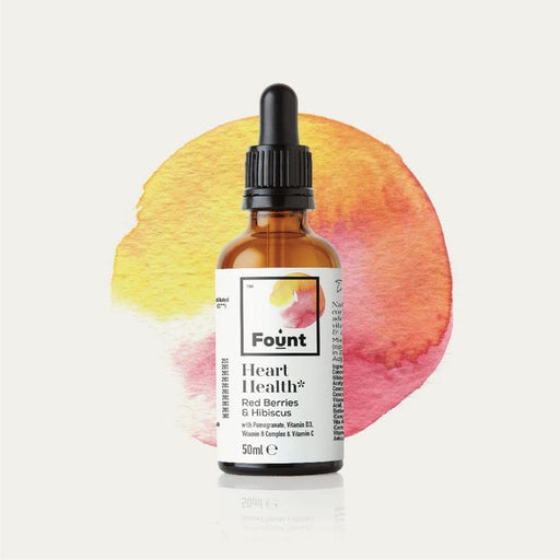 Case of 10 x 50ml Heart Health - Red Berries & Hibiscus from Fount Drinks.
