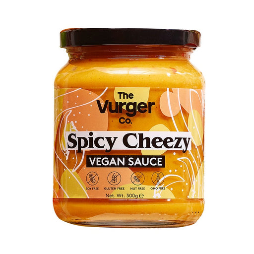 Case of 6 x 300g Spicy Cheezy Vegan Sauce from The Vurger Co.