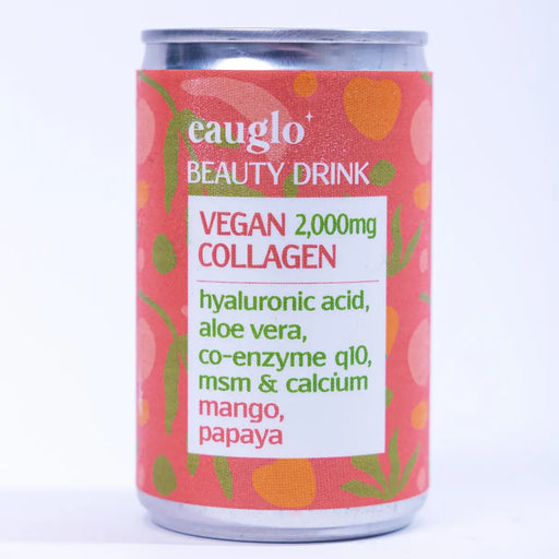 Eauglo - Mango and Papaya Beauty Drink 24 x 2000mg Vegan Collagen Front