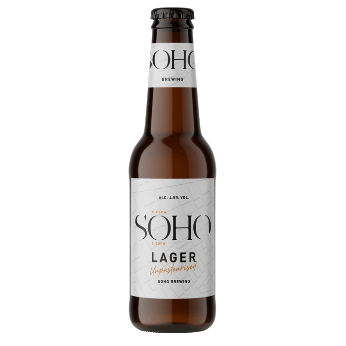 Case of 12 x 330ml Lager 4.5% ABV from Soho Brewing