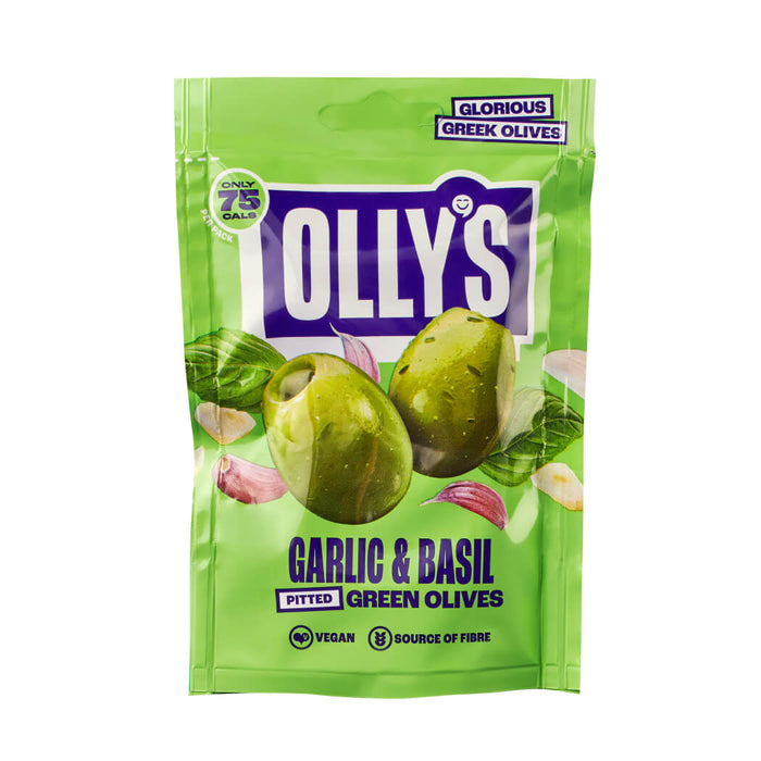Olly's Wholesale - Basil & Garlic Snack Pack 50g