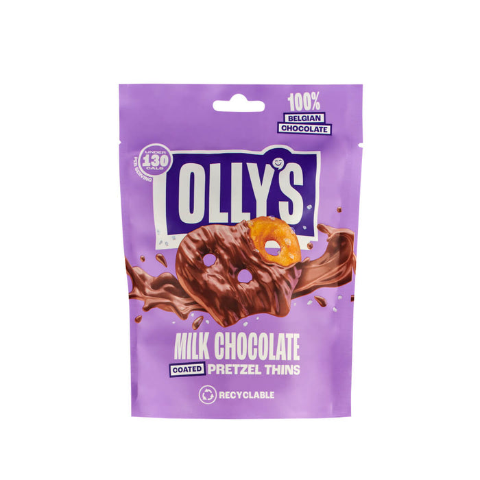 Olly's Wholesale - Milk Chocolate Pretzel Thins 90g