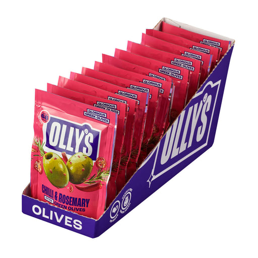 Olly's Wholesale - Chilli & Rosemary Snack Pack 12 x 50g
