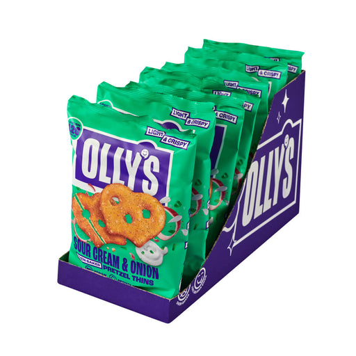 Olly's Wholesale - Vegan Sour Cream & Onion Pretzel Thins 7 x 140g