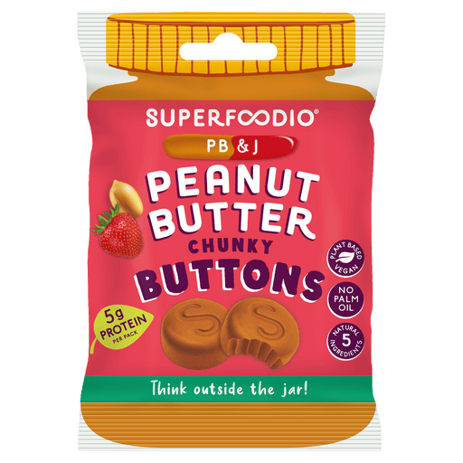 Peanut Butter & Jam Buttons 15 x 20g - Superfoodio