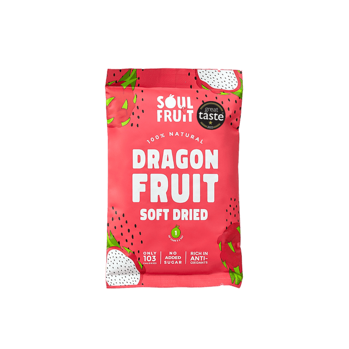 Soul Fruit Wholesale - Soft Dried Dragon Fruit 10 x 20g