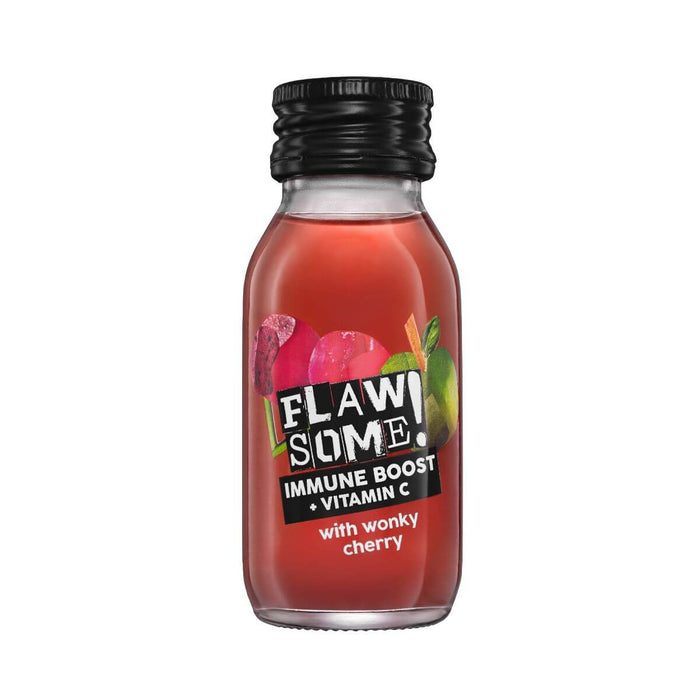 Wholesale Flawsome! Drinks Immune Boost Vitamin C Cherry Shot 12 x 60ml - FodaBox Trade