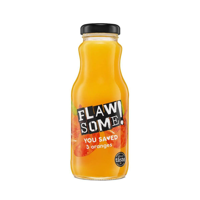 Wholesale Flawsome! Drinks Orange Cold-Pressed Juice 12 x 250ml - FodaBox Trade