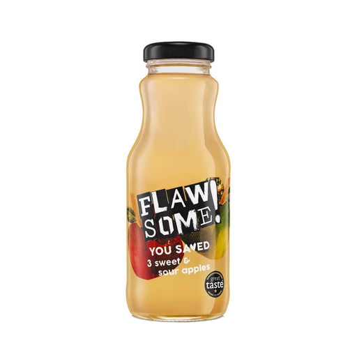 Wholesale Flawsome! Drinks Sweet & Sour Apple Cold-Pressed Juice 12 x 250ml - FodaBox Trade