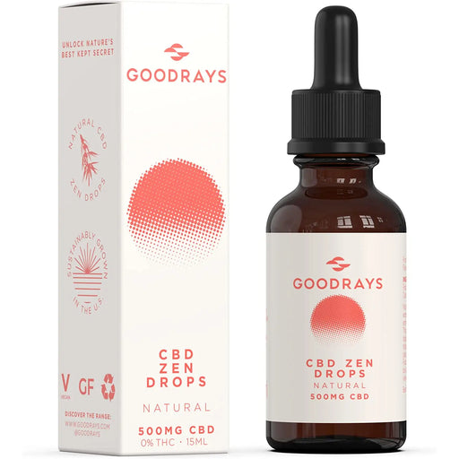 Goodrays - CBD Zen Drops 500mg CBD 10 x 15ml