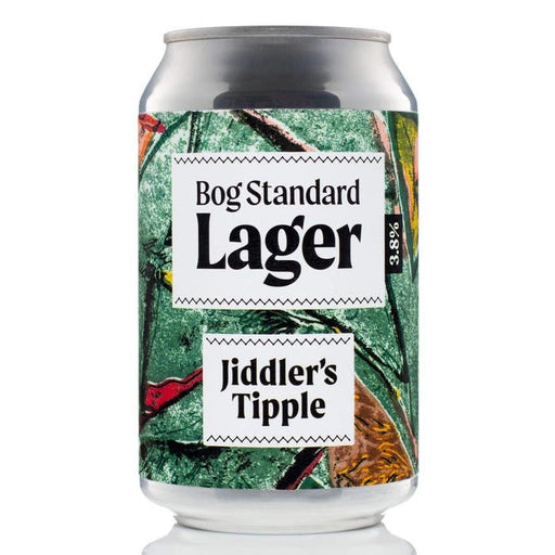 Case of 12 x 330ml Bog Standard Lager 3.8% ABV from Jiddler's Tipple.