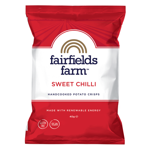 Case of 36 x 40g Sweet Chilli Crisps from Fairfields Farm Crisps.