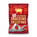 Case of 24 x 35g Rye Sourdough Snacking Croutons Chorizo & CrÃ¨me Fraiche from Serious Pig