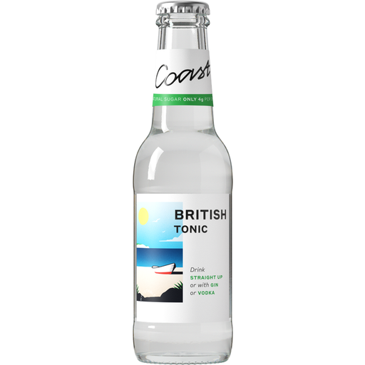 Case of 24 x 200ml British Tonic Water from Coast Drinks.