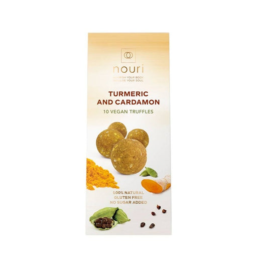 Case of 8 x 100g Turmeric and Cardamon Vegan Truffles from Corte Diletto UK.