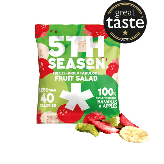 Case of 6 x 11g Freeze Dried Fabulous Fruit Salad Bites from 5th Season.
