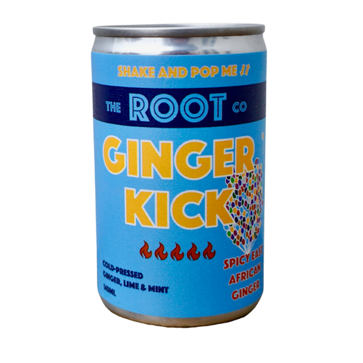 Case of 12 x 140ml East African Root Ginger Kick from The Root Co