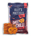 Case of 7 x 140g Sweet Chilli Pretzel Thins from Olly's.