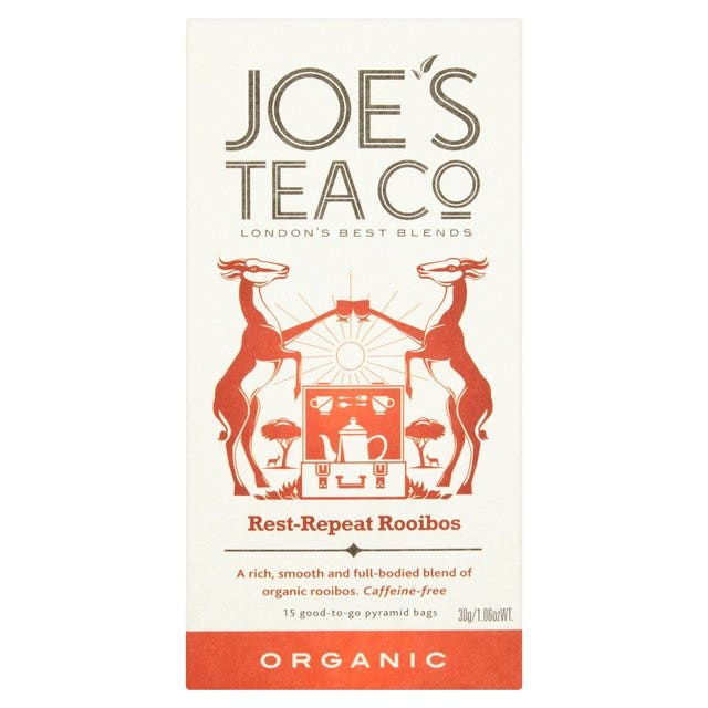 Case of 6 x 15 Teabags Organic Rest-Repeat Rooibos Tea from Joe's Tea Co.