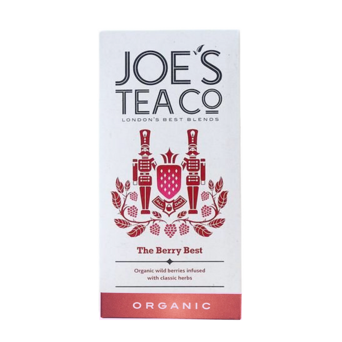 Case of 6 x 15 Teabags Organic The Berry Best Fruit Infusion from Joe's Tea Co.