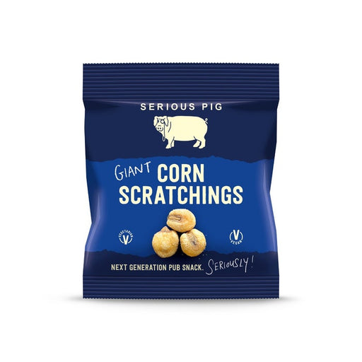 Case of 24 x 35g Fried And Seasoned Giant Corn Scratchings from Serious Pig