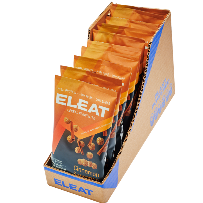 Eleat Cereal Cinnamon Sensation 10 x 50g Pack
